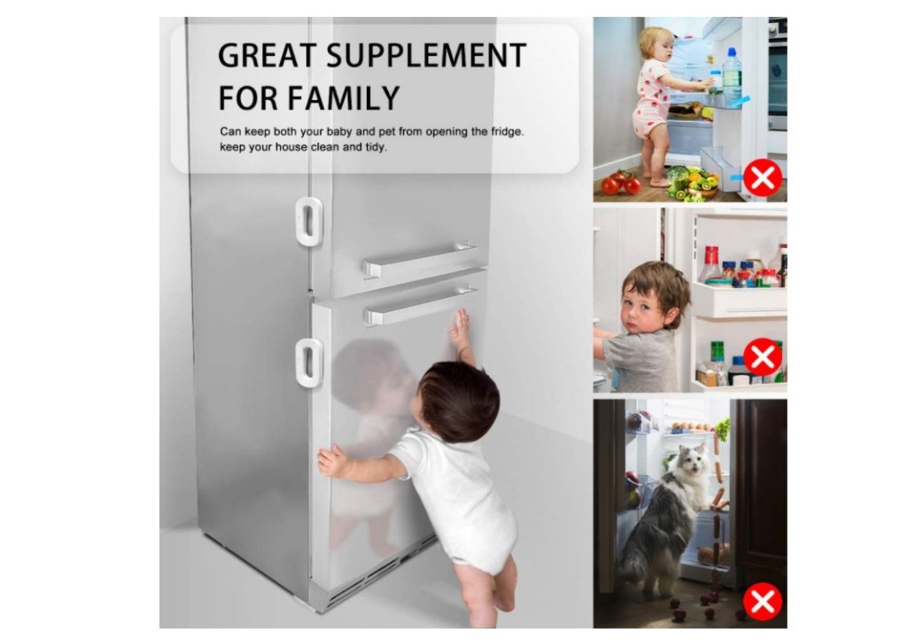 Toddler Multifunction Fridge Safety Lock - White – WooTech Online Shopping  In SA